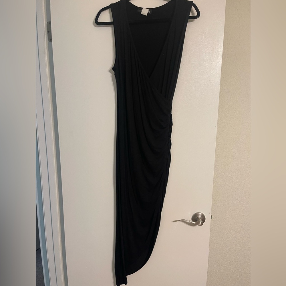 Sexy stretchy black date dress